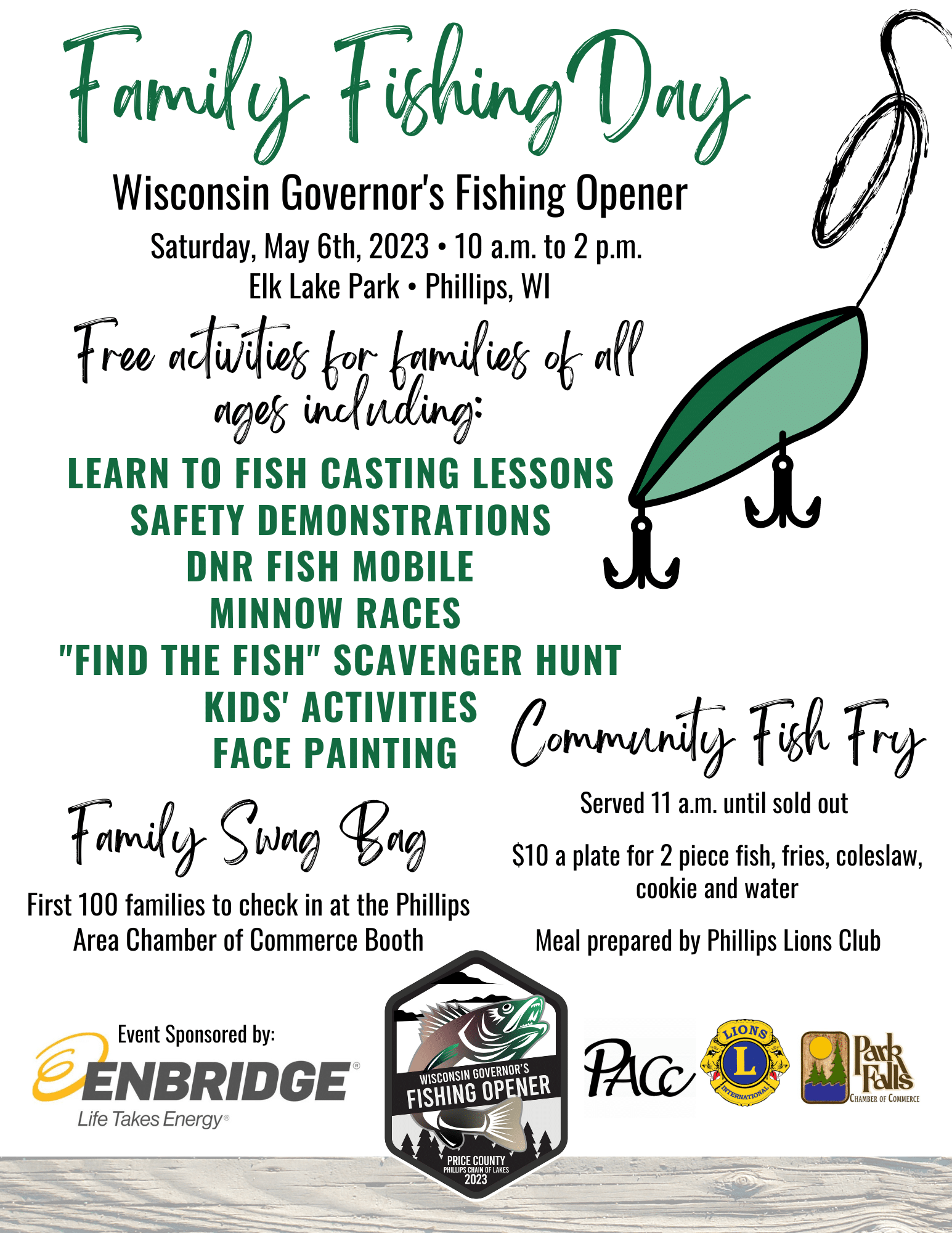 Image of flyer for Family Fishing Day