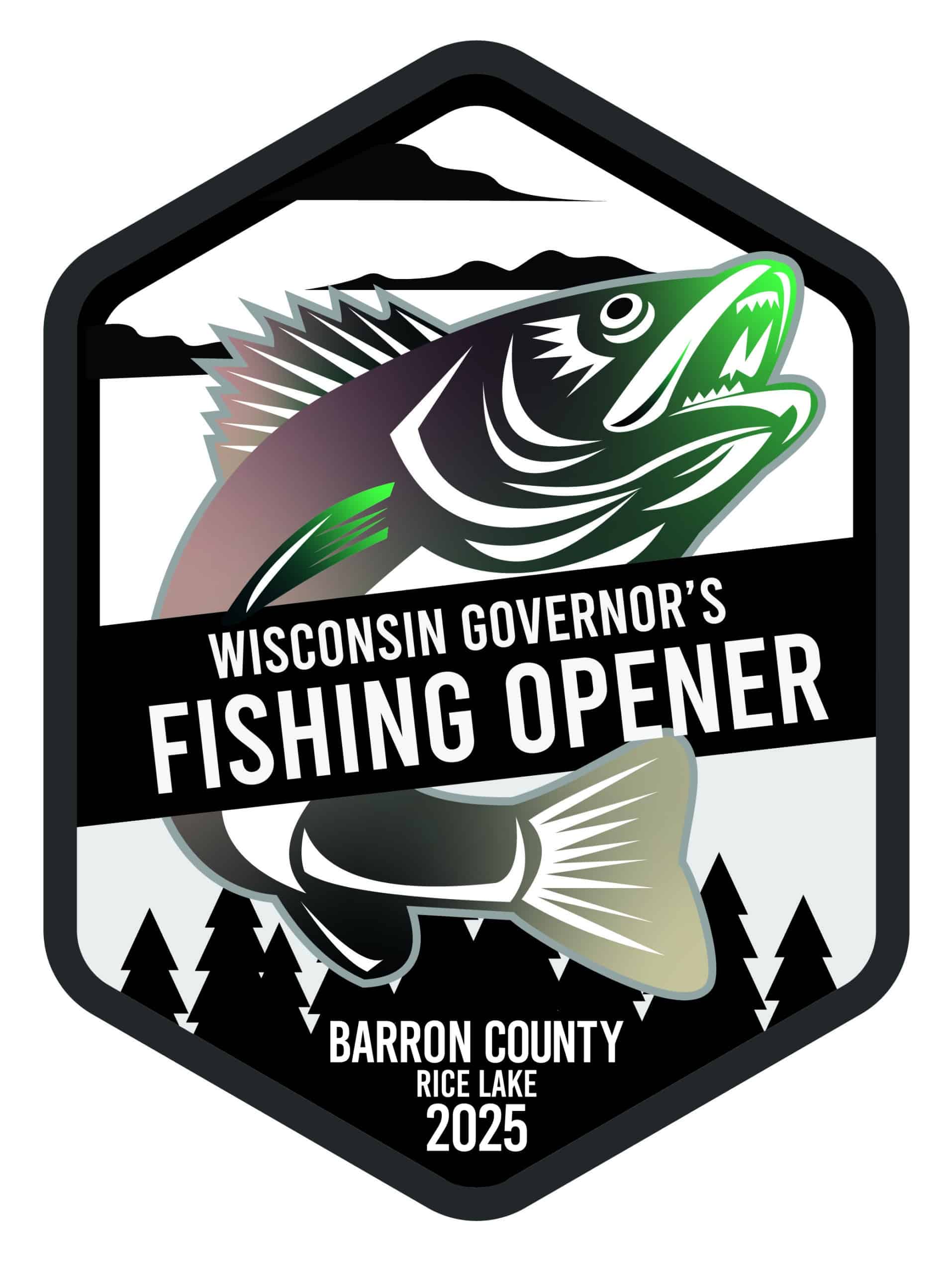 logo for 2025 Wisconsin fishing opener